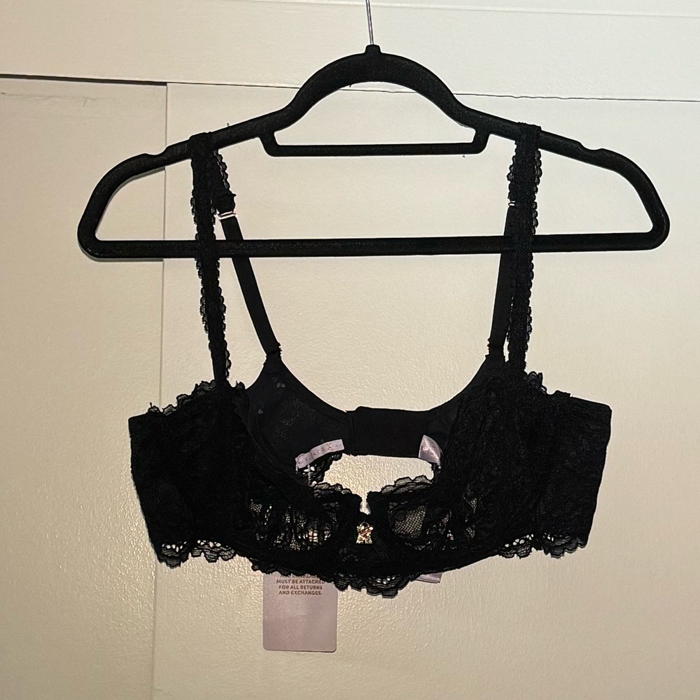 SAVAGE X FENTY Savage Not Sorry Unlined Lace Balconette Bra